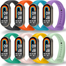 Silikonowy pasek do Xiaomi Mi Band 10 9 8, pasek NFC, sportowa gumowa bransoletka Pulseira Correas, akcesoria do Xiaomi Smart Band 10 9 8