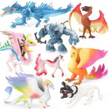 Oenux Phoenix Cerberus Eismonster Modell Cerberus Griffin Drache Dinosaurier Actionfiguren Tiere Spielzeug Sammlung Kind Geschenk