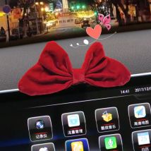 Autotelefonnummer Karte weibliche Autodekoration Schmetterling Schleife auf der Mittelkonsole des Autos, Innendekoration Escape Princess Geschenk