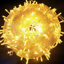 20m 10m führte Fee Eiszapfen Lichterketten Girlanden Weihnachts baum Dekorationen für Hausgarten Hochzeits feier Outdoor Indoor Dekor