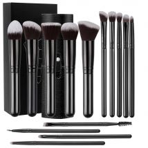 NUOVO set di pennelli per trucco da 14 pezzi fondotinta morbido e soffice fard in polvere ombretto miscelazione cosmetici femminili strumento di bellezza regalo di Natale