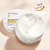 60 pezzi BIOAQUA maschera per gli occhi in polpa grezza di riso anti occhiaie occhi borse rimozione rassodante idratante