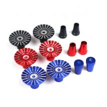 M3 M4 Aluminium Sender Joystick Thumb-Stick Regenschirm Thumbstick rutschfeste Rocker für RC Futaba Spektrum Frsky JR Drone