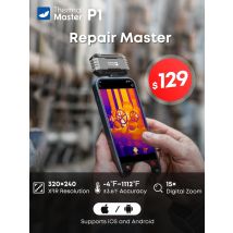 (iPhone&Android) P1 android thermal camera for iphone 320*240 X³IR Resolution 600℃ 25Hz HVAC House Inspection Camera