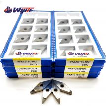 PCD VNMG160402 04 08 VNGA160402 04 08 Werkzeug Verarbeitung von Kupfer- und Aluminium-CBN-Werkzeugen für Hartstahl und Gusseisen VNMG VNGA