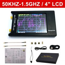 MUSTOOL NanoVNA-H4 50KHz~1,5GHz VNA HF VHF UHF UV 4-Zoll-LCD-Vektornetzwerkanalysator