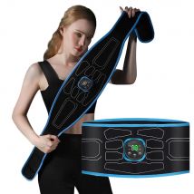 EMS Abdominal Toning Belt Electric Muscle Stimulation Muscle Toner Portable Fitness Massager Waist Trainer Body Slimming Shaping