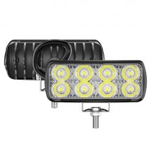 New car LED work light one-character mini 8-light spotlight floodlight driving light forklift truck light
