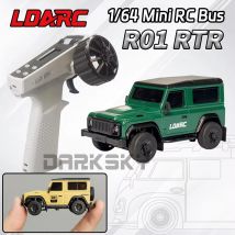 LDARC R01 MINI RC Crawler 1/64 Simulierte elektrische Fernbedienung Modellauto Tabletop RTR 2,4 GHz Erwachsene Kinderspielzeug