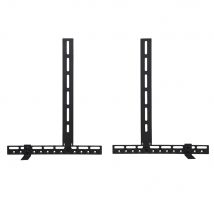 Universale per qualsiasi installazione soundbar, utilizzato per installare soundbar sopra o sotto tutti i televisori VESA, cuscinetto 10 kg