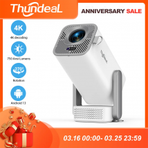 Projektor ThundeaL Full HD TD80Pro 1080P 4K Projektor 750Ansi Mini Przenośny Projektor TD80 Pro TD80W Ulepszony Projektor Domowy do Filmów i Wideo
