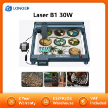 Laser più lungo B1 30 W (potenza di uscita 3-36 W) Diodo a 6 core 33-36 W laser di potenza, il graver laser migliora le capacità di taglio