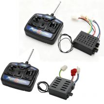 1Set 27MHZ 4CH Fernbedienung Kit mit 6V 12V Empfänger Bord für RC Kinder Fahren Kinder elektrische Autos Lenkung Steuerung