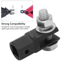 Scheren-Wagenheber-Adapter, hohe Festigkeit, zur Verwendung mit 1/2-Zoll-Antriebsschlüssel, Auto, Wohnmobil, Anhänger, Scherenheber, Bohrer-Adapter