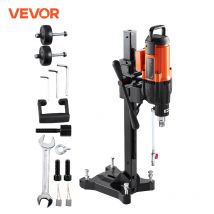 SucceBuy 2500W Perforatrice diamantata per carotaggio da 10 pollici Ruote per supporto per impianto di carotaggio per calcestruzzo bagnato Velocità 750 giri/min Diametro di perforazione da 10 pollici