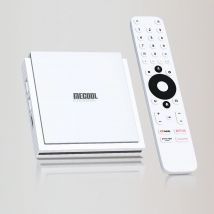 MECOOL Android TV Box KM2 Plus Deluxe With Netflix 4K Certified Dolby Atmos/Dolby Vision 4+32G WiFi6 1000M LAN Port Media Player