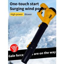 DEWALT 38000RPM Bezprzewodowa dmuchawa powietrza z silnikiem bezszczotkowym, ręczna dmuchawa do liści z turbodoładowaniem, narzędzie elektryczne do akumulatorów DEWALT 20V