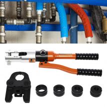 Professionelles Crimpzangen-Presswerkzeug mit U16, U20, U25, U32-Formen, hydraulische Presse für Aluminium-Kunststoff, PEX, PB-Rohre