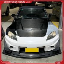 For Honda S2000 AP1/AP2 VTX Style Body Kit - Carbon Fiber Front Bumper w/ Lip, Canards & Splitter 1999-2009