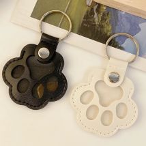 Memorial Leather Pet Hair Storage Bag Cat Paw Keychain Wielofunkcyjny przenośny brelok do kluczy