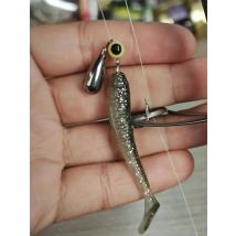 MUUNN 10PCS Fishing Fast Sinker Weight ,Tear Drop Shot Jika Rig,1.3g-21g,Rotatable Line Hook Connector,Bass Trout Lure