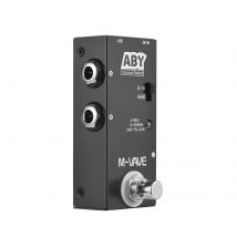 M-VAVE ABY Selettore linea AB Switch Mini pedale effetto chitarra True Bypass Pedale basso per chitarra AB Box - Accessorio interruttore canale ABY
