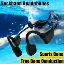 I18PRO Bluetooth 5.3 Neckband Premium Bone Conduction Sport Earbuds HiFi Sound TWS Wireless Earphones Headset With Mic