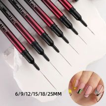 1/6PCS Nail Art Liner Brushes Gel Nail Brush Gel Nail Polish Painting Brush Drawing Nail Art Design Brush Pen
