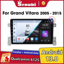 Srnubi Android 13 Carplay Radio de coche para Suzuki Grand Vitara 3 2005 - 2015 reproductor Multimedia 2 Din navegación GPS IPS estéreo DVD