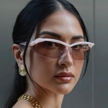 Neue Mode Randlose Sonnenbrille Frauen Luxus Marke 2024 Sonnenbrille Y2K Vintage Damen Radfahren Gafas UV400 802162