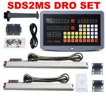 YHSINO SDS2MS Dro Set Digitalanzeige Kit mit 2PCS Linear Waagen Encoder Sensor 5U TTL 22*34 100 zu