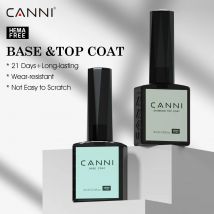 CANNI HEMA/TPO FREE Primer Base Coat Toppa e Smalto gel colorato Base acqua Soak Off UV LED Gel per manicure liquido per unghie ad asciugatura rapida