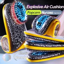 1Pair Sports Insoles for Shoes Soft Yellow Memory Foam Breathable Shock-Absorbing Cushioning for Optimal Men Women Foot Care Pad