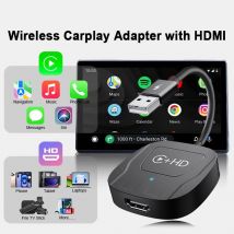 Bezprzewodowy adapter wideo CarPlay obsługuje Netflix/YouTube/Tiktok, dla samochodów OEM z przewodowym CarPlay