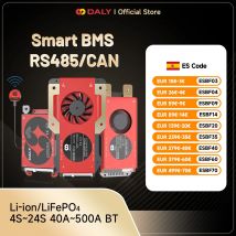 Daly BMS Smart BMS LiFePo4 4S 12V BMS 8S 24S 72V 48V 16S 40A 60A 100A 150A 200A 250A 300A 3,7 V Li-Ion BMS 7S 13S 14S 3,2 V BMS