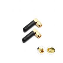 2PCS 2.4G Mini WiFi Antenna 2dBi SMA Male Connecter for Motherboard  Modem USB Adapter AP Client FPV Transmitter Extender