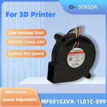 24v 5015 Gebläse Fan 3D Drucker für Sunon MF50152VX-1L01C-Q99 MF50152VX-1L01C-s99 24VDC 1,95 W PWM Lüfter
