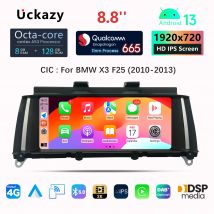 Snapdragon 665 Wireless Carplay Android 13 Autoradio Per BMW X3 F25 per BMW X4 F26 Schermo Multimedia Audio Stereo unità principale GPS