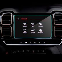 Pellicola salvaschermo per auto per Citroen C5 Aircross HD Pellicola protettiva in vetro temperato per navigazione GPS per auto trasparente 2017-2019 anno