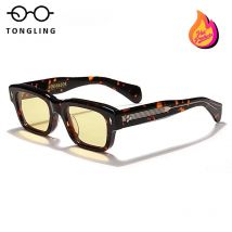 Highquality acetate designer handmade luxury SJEFF personalized Men UV400 sunglasses Support custom logos or prescription lenses