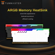 TUMMASTER GY-06 Computer ARGB Memoria RAM Dissipatore di calore Gilet di raffreddamento con cuscinetto termico per memoria del computer desktop DDR2/DDR3/DDR4/DDR5