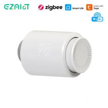 EZAIOT Smart Tuya Wifi/ZigBee3.0 Sterownik Grzejnikowy TRV Programowalny Termostat Aplikacja Zdalne Sterowanie Temperaturą Alexa Google