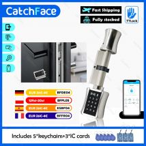 TTlock Bluetooth Smart Zylinderschloss WIFI Sicherheit drahtlose elektronische digitale APP Tastatur Code RFID Karte Keyless Lock