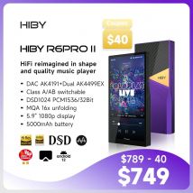 HiBy R6 Pro II / R6 Pro GEN 2 Android reproductor de música HiFi WIFI Bluetooth USB DAC auriculares AMP MQA 16x DSD1024 1536KHz/32bit 1080P