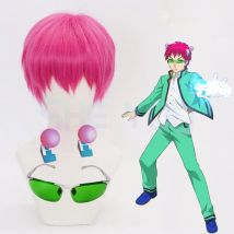 Anime The Disastrous Life Of Saiki K. Cosplay Props Saiki Kusuo Wig Hairpins Glasses Green Lens Sunglasses Costume Accessories
