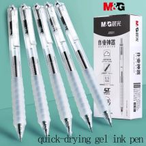 M&G 0,5 mm schwarz-blauer Gelstift, ST-Feder, schnell trocknender, weicher Gelstift, Neutralstift für den Einsatz in der Schule und im Büro