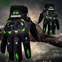 Kawasaki motorcycle gloves full finger gloves anti slip and wear-resistant off-road racing bicycle protective equipment gloves