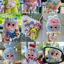 Baby Three Sweet Dream 400 % Serie Plüschpuppe Blind Box Trendiges Spielzeug Ornament Dekor Weiche begleiten Schlaf Plüschpuppe Geburtstagsgeschenke