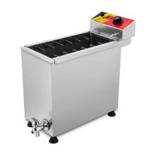 Commercial Korean Style Cheese Hot Dog Fryer, Cheese Hot Dog Rod Drawing Fryer Machine