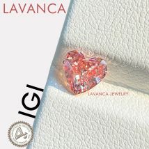 0,5–5,0 Karat rosa herzförmiger, im Labor gezüchteter Diamant, IGI-zertifizierte, lebendige rosa Labordiamanten, CVD/HPHT, loser Diamant als Valentinstagsgeschenk